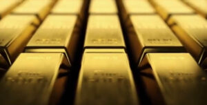 many gold bars
